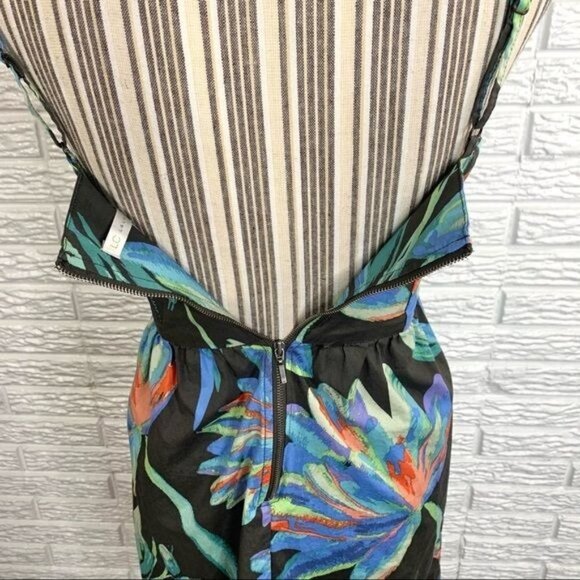 LC Lauren Conrad Multicolored Floral Sun Dress Size 2 - Picture 7 of 7